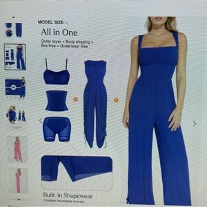 Women's Blue Jumpsuit